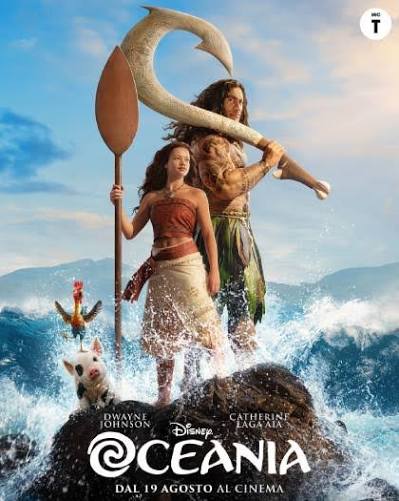 Locandina di Oceania - Live action Disney